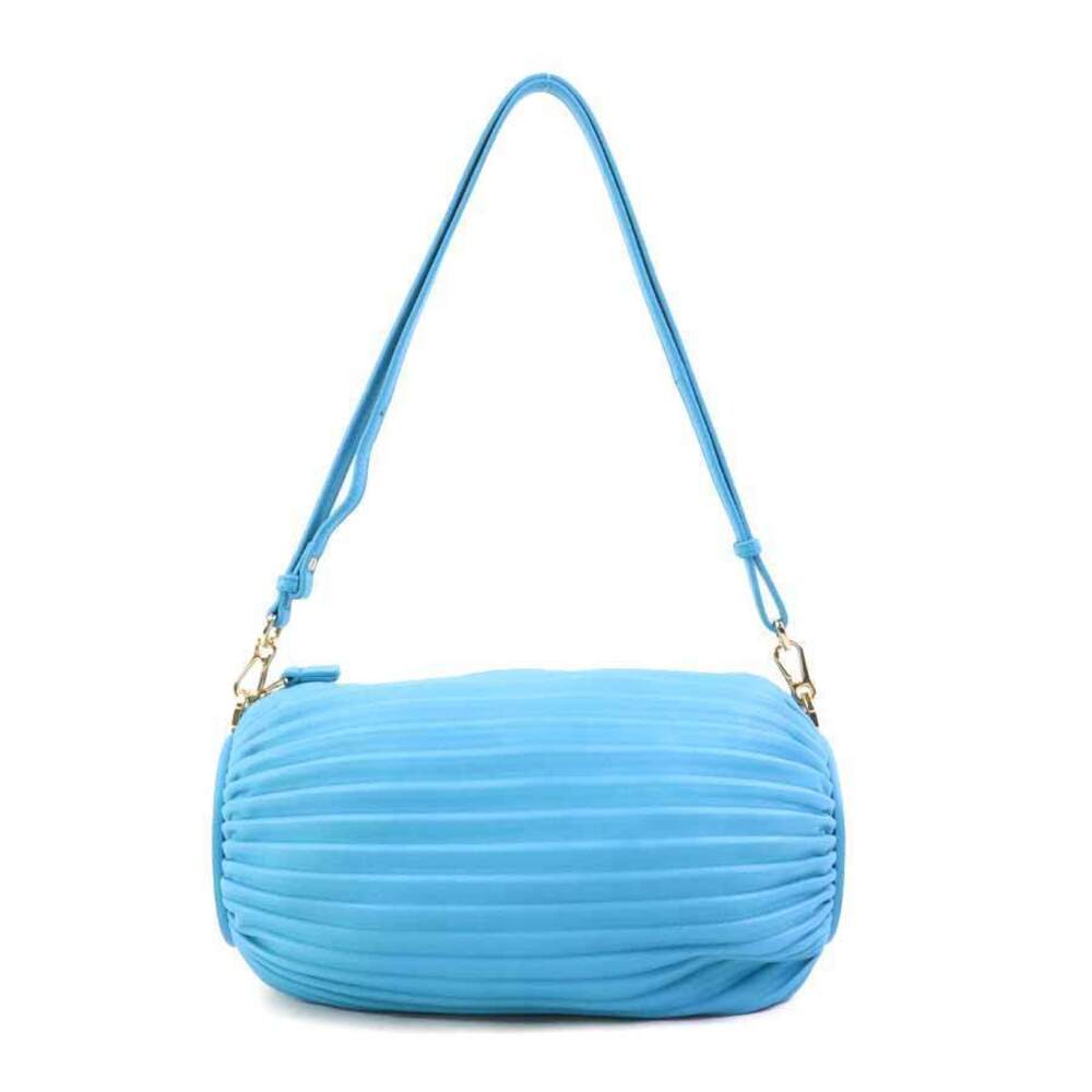 Loewe Shoulder Bag Bracelet Pouch Clutch Leather Blue